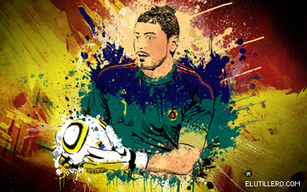 Fondo de pantalla de Iker Casillas de la Selección Española