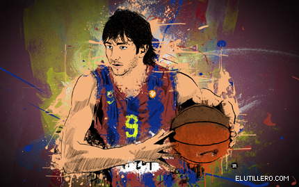 Fondo de pantalla de Ricky Rubio del Regal Barcelona