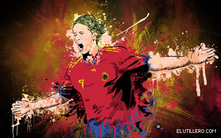 Fondo de pantalla de Fernando Torres de la Selección Española