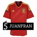 Camiseta de Juanfran de la Selección Española Eurocopa 2012