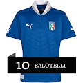 Camiseta de Balotelli de la Selección de Italia Eurocopa 2012