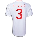 Camiseta de Piqué  España 2011 segunda equipación