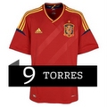 Camiseta de Torres de la Selección Española Eurocopa 2012