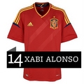 Camiseta de Xabi Alonso de la Selección Española Eurocopa 2012