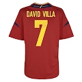 Camiseta de Villa de la Selección Española Eurocopa 2012
