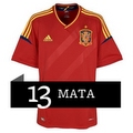Camiseta de Mata de la Selección Española Eurocopa 2012