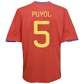 Camiseta de Puyol de la Selección Española con la Estrella