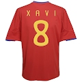 Camiseta de Xavi de la Selección Española con la Estrella