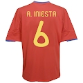 Camiseta de Iniesta de la Selección Española con la Estrella