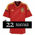 Camiseta de Navas de la Selección Española Eurocopa 2012