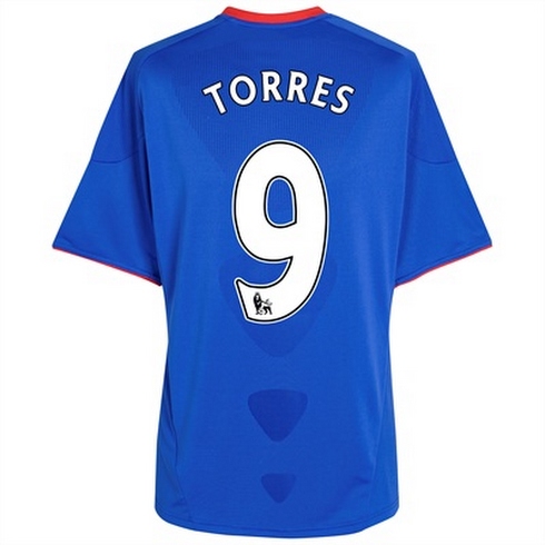 Camiseta de Torres del Chelsea Temporada 2010/2011