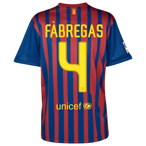 Camiseta Cesc Fàbregas del FC Barcelona 2011/2012