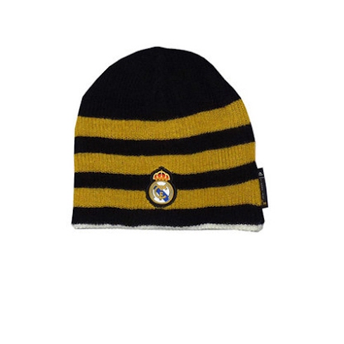 Gorro del Real Madrid Negro/Dorado 2011/2012