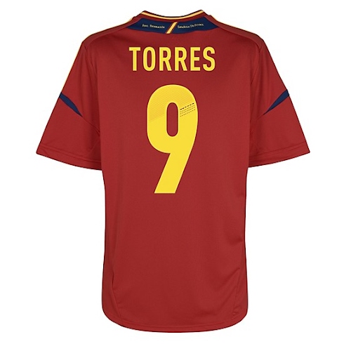 Camiseta de Torres de la Selección Española Eurocopa 2012