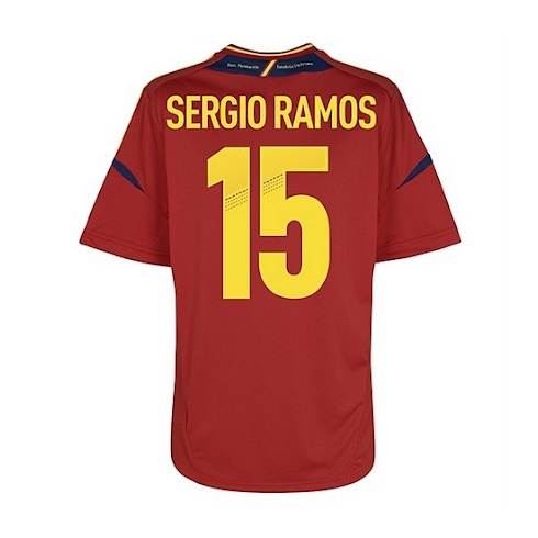 Camiseta de Sergio Ramos de la Selección Española Eurocopa 2012