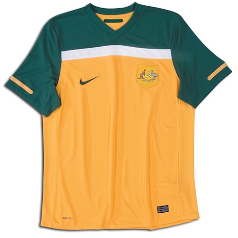 Camiseta de la Seleccion de Australia Mundial Sudáfrica 2010