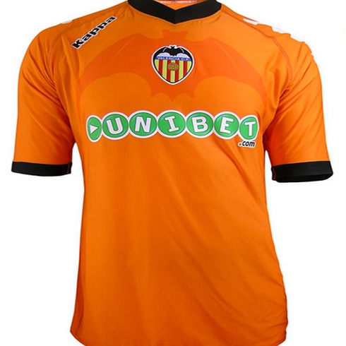 Camiseta del Valencia Temporada 2010-2011 Segunda Equipación
