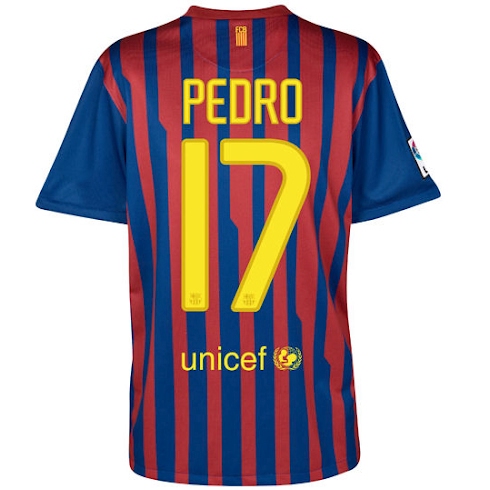 Camiseta de Pedro del FC Barcelona 2011/2012 - EL UTILLERO