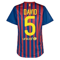 Camiseta personalizada del FC Barcelona 2011/2012