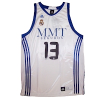 Camiseta de Sergio Rodríguez Real Madrid Baloncesto 2010-2011