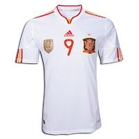 Camiseta de Torres Selección Española 2011 segunda equipación