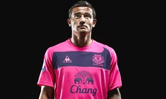 Camiseta de Cahill Everton Temporada 2010/2011 Segunda Equipación
