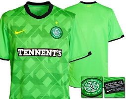 Camiseta del Celtic Temporada 2010/2011 segunda equipación
