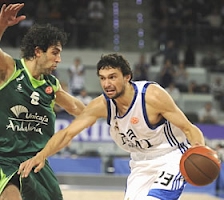 Camiseta de Llull Real Madrid Baloncesto Temporada 2010-2011