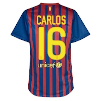 Camiseta personalizada del FC Barcelona 2011/2012