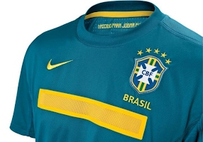 Camiseta de la Selección de Brasil 2011 Segunda Equipación