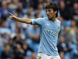 Camiseta de David Silva del Manchester City Temporada 2010/2011