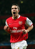 Camiseta de Van Persie Arsenal Temporada 2010-2011