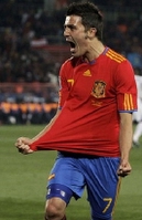 Camiseta de Villa de la Selección Española Mundial Sudáfrica 2010