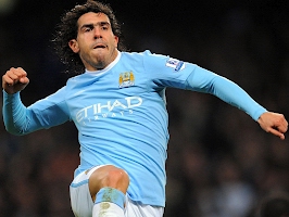 Camiseta de Tevez del Manchester City Temporada 2010/2011
