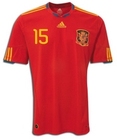 Camiseta de Sergio Ramos de la Selección Española Mundial Sudáfrica 2010