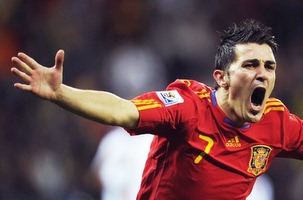 Camiseta de Villa de la Selección Española Mundial Sudáfrica 2010