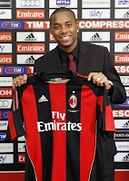 Camiseta de Robinho del Milán Temporada 2010-2011