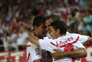 Camiseta de Navas del Sevilla Temporada 2010/2011