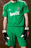 Camiseta de Niño de Portero del Real Madrid Temporada 2010/2011