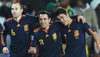 Camiseta de Xavi de la Selección Española Segunda Equipación con Estrella
