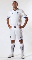 Camiseta de la Selección de Italia Mundial Sudáfrica 2010 Segunda Equipación