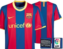Camiseta del FC Barcelona Temporada 2010/2011