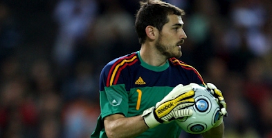 Camiseta de portero de Casillas de la Selección Española Mundial Sudáfrica 2010