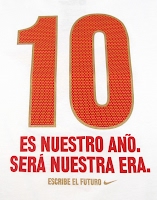 Camiseta Nike de Campeones del Mundo 2010