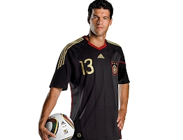Camiseta de la Selección de Alemania Mundial Sudáfrica 2010 Segunda Equipación
