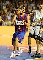Camiseta de Baloncesto de Ricky Rubio del Regal FC Barcelona Temporada 2009/2010