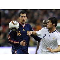 Camiseta de Busquets de la Selección Española Segunda Equipación con Estrella