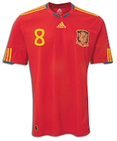 Camiseta de Xavi de la Selección Española Mundial Sudáfrica 2010