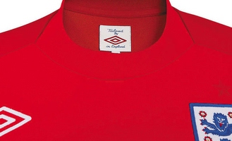 Camiseta de la Selección de Inglaterra Mundial Sudáfrica 2010 Segunda Equipación