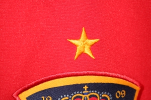 Camiseta de la Selección Española con la estrella de Campeones del Mundo